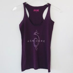 Pink Social HSM Core Tank Top Maroon S